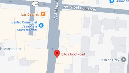 Ubicación Bitos Santo Domingo